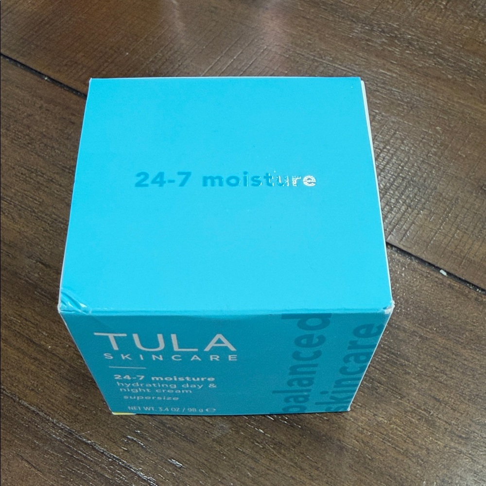 TULA Skincare 24-7 Moisture Cream - Aqua Blue- Brand New